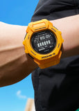 CASIO G-SHOCK G-SQUAD DIGITAL YELLOW RESIN BAND GBD300-9D