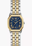 FOSSIL HARLOW TEXTURED BLUE DIAL TWO-TONE BRACELET ES5480
