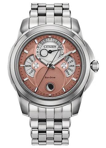 CITIZEN GENTS ECO-DRIVE CALENDRIER DIAL STAINLESS STEEL BU0080-52X