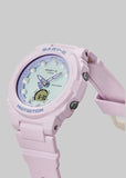 CASIO BABY-G ANALOGUE / DIGITAL HOLOGRAPHIC SOFT PURPLE BGA320FH-4A