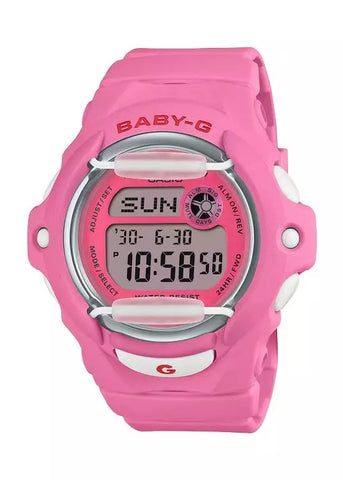 CASIO BABY-G DIGITAL PINK RESIN BAND BG169CH-4D