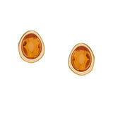 SKAGEN JEWELLERY SEA GLASS HONEY GOLD STUD EARRINGS SKJ1739710