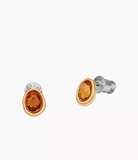 SKAGEN JEWELLERY SEA GLASS HONEY GOLD STUD EARRINGS SKJ1739710