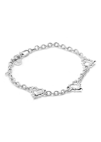 STOLEN GIRLFRIENDS CLUB PUNK JAGGED HEART BRACELET JWL1-25-27