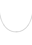 ANIA HAIE DUSK DIVAS SILVER CROSS STATION NECKLACE N061-05H