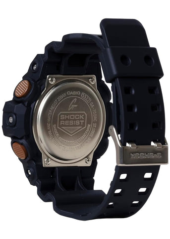 CASIO G-SHOCK DUO BLACK RUST SERIES BLACK RESIN BAND GA700RC-1A