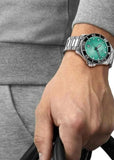 TISSOT SWISS SEASTAR T-SPORT 1000 TURQUOISE DIAL STAINLESS T120-410-11-091-00