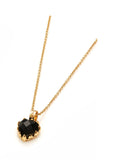 STOLEN GIRLFRIENDS CLUB LOVE CLAW BLACK ONYX NECKLACE GOLD JWL19184O-18YGP