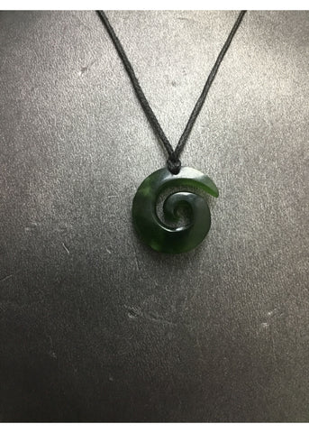 NZ GREENSTONE CIRCLE KORU 23MM BD226 23MM