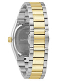 BULOVA GENTS CLASSIC SUPER SEVILLE BLUE DIAL TWO-TONE 98B462
