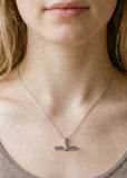 GEORGINI ALCHEMY ANDY FOB PENDANT SILVER IP1241W