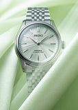 SEIKO PRESAGE AUTOMATIC GREEN DIAL STAINLESS STEEL BRACELET HCC002J