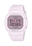 CASIO BABY-G DIGITAL SQUARE SMALL SIZE PINK BAND BGD565SC-4B