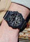 CASIO G-SHOCK RUGGED ANALOGUE / DIGITAL BLACK RESIN BAND GA010-1A1