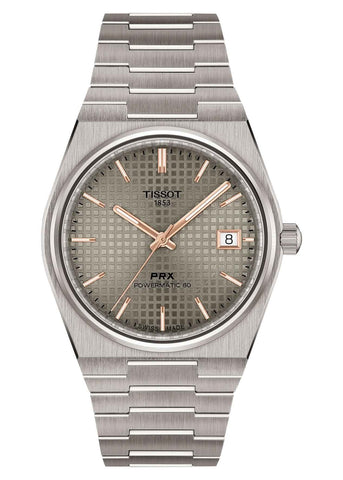 TISSOT SWISS TITANIUM PRX POWERMATIC 80  DIAL 38MM T137-807-44-061-00
