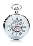 ROYAL LONDON POCKET WATCH MECHANICAL SILVER CASE 91202.01