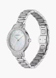 EMPORIO ARMANI CLEO CRYSTAL SET PEARL DIAL STAINLESS STEEL AR11484