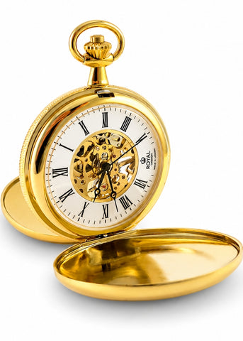 ROYAL LONDON POCKET WATCH MECHANICAL GOLD 91201.01
