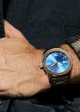 NIXON CORPORAL DESERT GOLD AGED BRONZE  / ARLES BLUE A346 5301-00