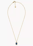 SKAGEN JEWELLERY SOFIE GOLD BLUE SEA GLASS PENDANT NECKLACE SKJ1884710
