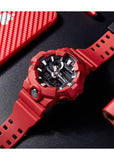 CASIO G-SHOCK ANALOGUE / DIGITAL RED RESIN BAND GA700-4A