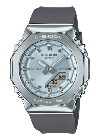 CASIO G-SHOCK METAL GUARD DUO SLIM MID SIZE BLUE DIAL GMS2110-2A