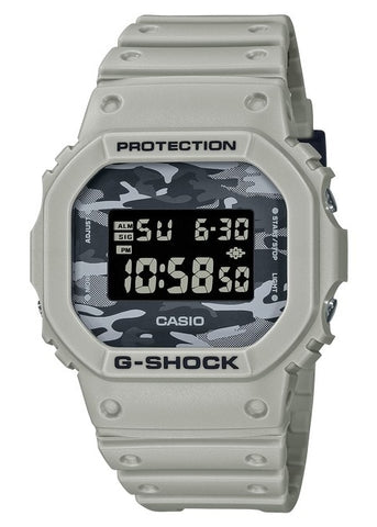 CASIO G-SHOCK DIGITAL SQUARE CASE CAMOUFLAGED BEIGE RESIN DW5600CA-8D
