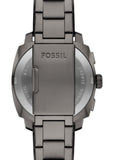 FOSSIL MACHINE CHRONOGRAPH BLACK DIAL GUNMETAL BRACELET FS6098