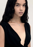 STOLEN GIRLFRIENDS CLUB MINI LOVE CLAW PINK OPAL NECKLACE JWL23-LC-4-PO