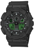 CASIO G-SHOCK ANALOGUE / DIGITAL ELECTRO GREEN BLACK RESIN GA100BEG-1A