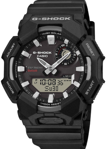 CASIO G-SHOCK RUGGED ANALOGUE / DIGITAL SOLAR BLACK RESIN GAB010-1A