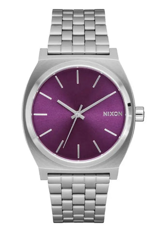 NIXON TIME TELLER SILVER / PURPLE SUNRAY A045 5390-00