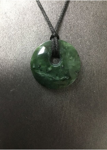 NZ GREENSTONE CIRCLE 34MM BD220