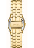 FOSSIL HARLOW LADIES OCTAGONAL CASE CREAM DIAL GOLD BRACELET ES5361