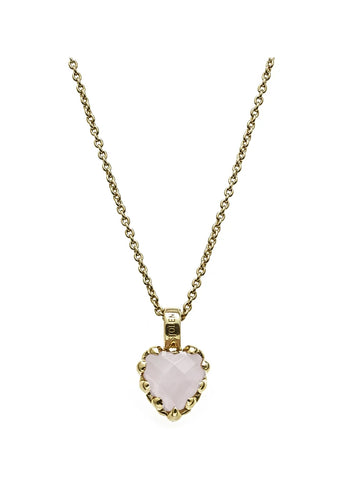 STOLEN GIRLFRIENDS CLUB LOVE CLAW ROSE QUART NECKLACE GOLD JWL19184R-18YGP