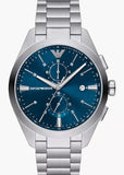 EMPORIO ARMANI BLUE DIAL CHRONGRAPH STAINLESS STEEL AR11541