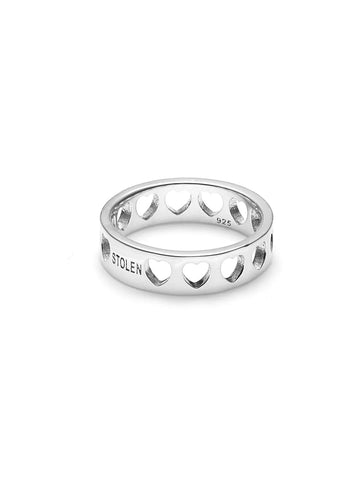 STOLEN GIRLFRIENDS CLUB HEARTLESS BAND RING JWL19107-N