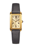 CITIZEN LADIES ECO-DRIVE RECTANGULAR CASE LEATHER BAND EW5622-09P