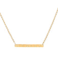 STOLEN GIRLFRIENDS CLUB STOLEN PLANK NECKLACE GOLD PLATED JWL2059-18YGP