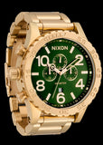 NIXON 51-30 CHRONO GOLD / GREEN DIAL A1389 1919-00