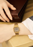 CASIO VINTAGE DIGITAL RETRO DESIGN GOLD BRACELET LA680WGA-9D