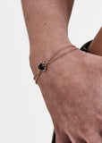 STOLEN GIRLFRIENDS CLUB LOVE CLAW BLACK ONYX BRACELET GOLD JWL19185O-18YGP