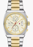 ARMANI EXCHANGE OLIVER CHRONOGRAPH CREAM DIAL TWO-TONE AX2821