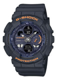 CASIO G-SHOCK DUO S SERIES ORANGE ACCENTS BLUE RESIN BAND GMAS140-2A2