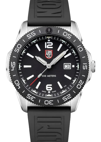 LUMINOX PACIFIC DIVER BLACK DIAL STAINLESS CASE BLACK BAND XS.3121 1