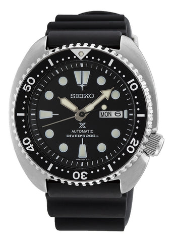 SEIKO PROSPEX SEA AUTOMATIC DIVERS 'TURTLE' BLACK BAND SRPE93K