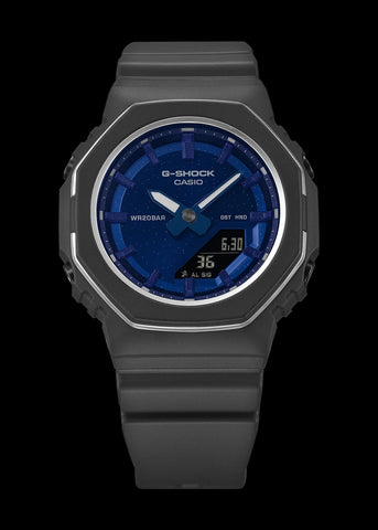 CASIO G-SHOCK DUO SLIM SMALL SIZE BLUE DIAL BLACK BAND GMAP2110SC-2A