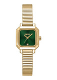 DKNY EVERYDAY SQUARE GREEN DIAL GOLD BRACELET DK1L123M0045