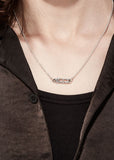 STOLEN GIRLFRIENDS CLUB SCRIPTED PIN NECKLACE JWL26-VD-9