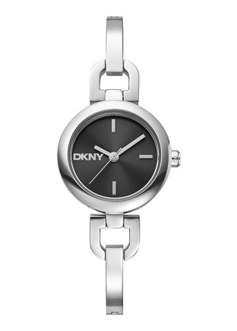 DKNY HALF BANGLE BLACK DIAL STAINLESS STEEL BRACELET DK1L161M0035